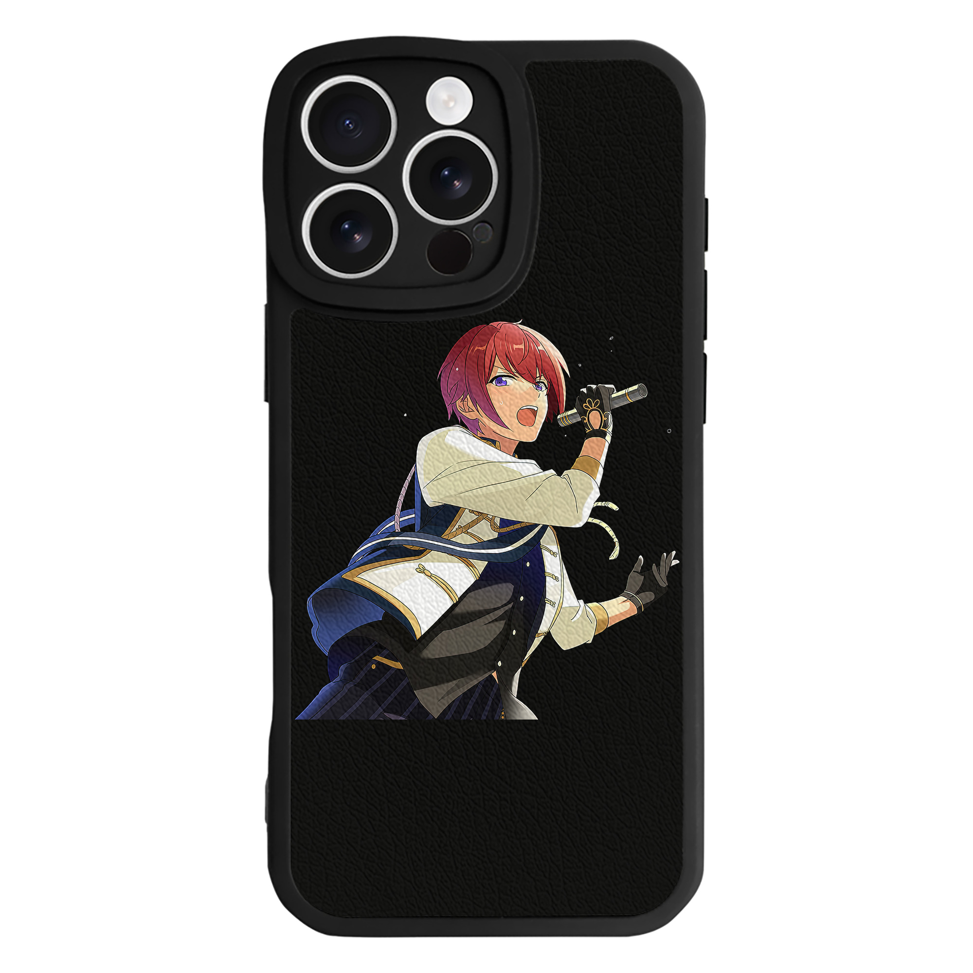 （画像用） あんさんぶるスターズ! Ensemble Stars 【iPhone 16シリーズ対応】シリコンスマホケース（レザー調） 材質：シリコン